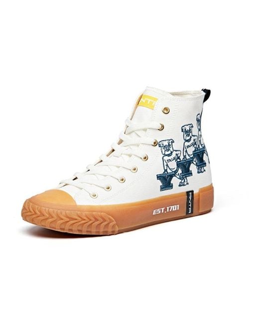 Anta Blue X Yale Canvas High Gum' for men