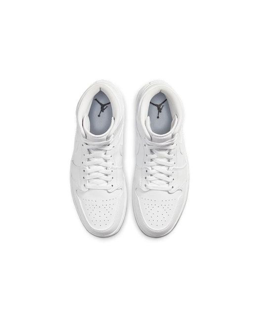 Nike White 1 Mid for men
