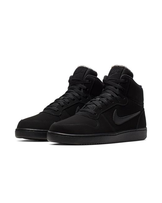 Nike Black Ebernon Mid Se 'Triple' for men