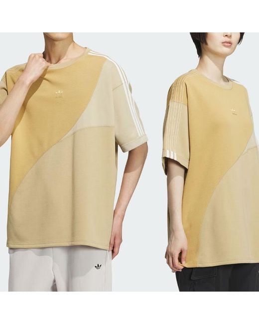 Adidas Yellow Originals Toc Graphic T-Shirts for men