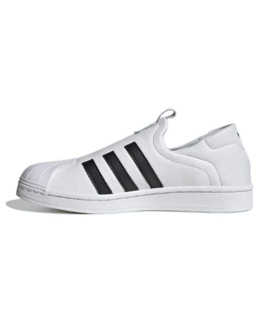 Adidas White (Wmns) Superstar Slip-On 'Cloud'
