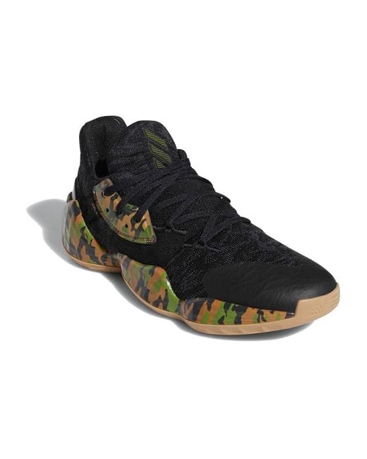 Adidas Harden Vol. 4 Mvp Nba Ef1259 Basketball Shoes Black Camouflage for men
