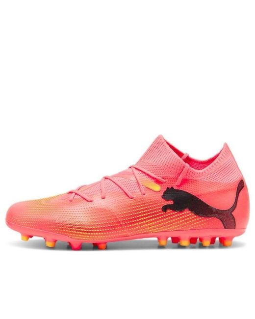 PUMA Pink Future 7 Match Mg Soccer Shoes for men