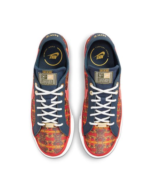 Nike Red (Wmns) Serena Williams Design Crew X Court Legacy 'Kente'