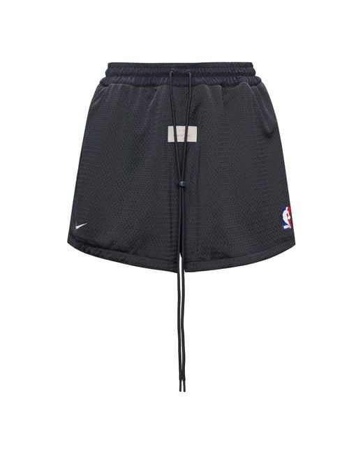 Nike Black X Fear Of God X Nba Basketball Shorts for men