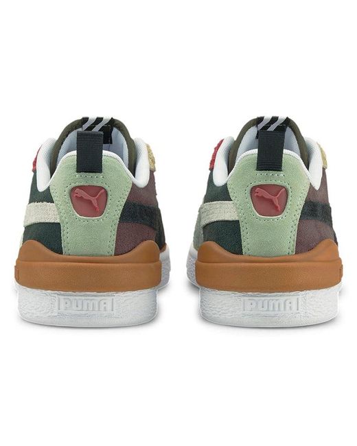 PUMA Brown Suede Bloc Wtformstrip Leisure Shoes for men