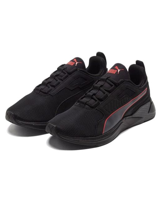 PUMA Black Disperse Xt Low Top Running Shoes for men
