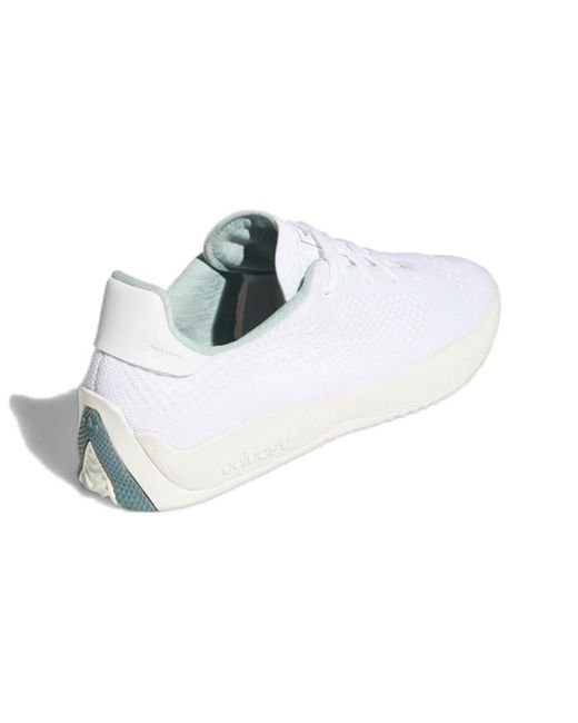 Adidas White Puig Primeknit Primeblue Hazy Emerald' for men