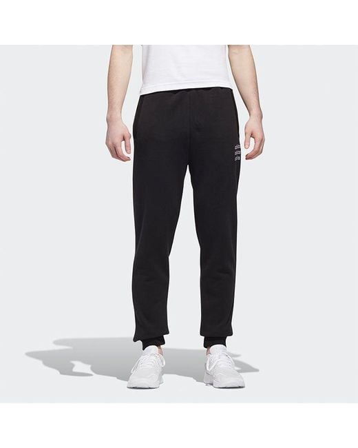 Adidas Black Neo M C Tp Bundle Feet Sports Long Pants for men