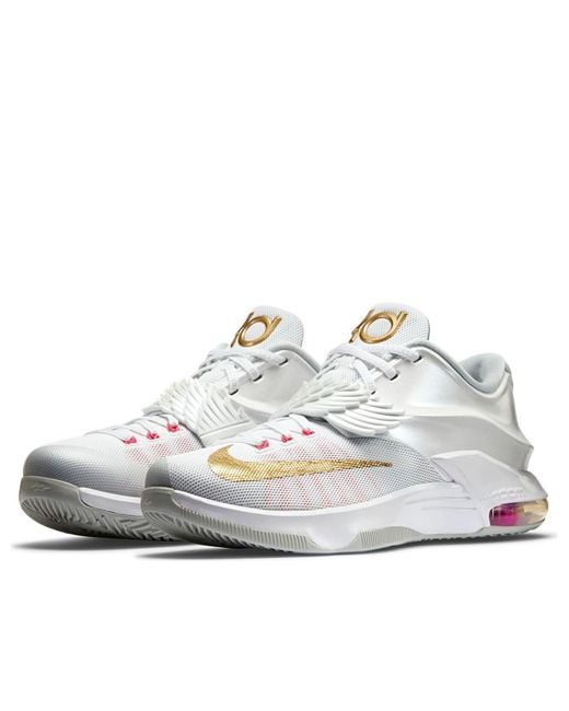 Nike White Kd 7 Prm 'Aunt Pearl' for men