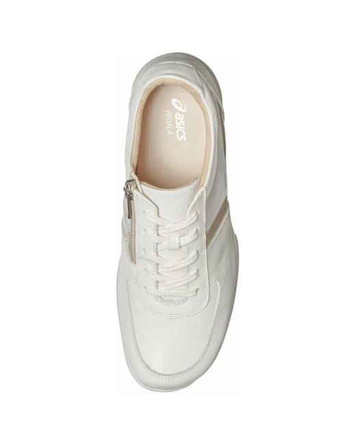 Asics White (Wmns) Pedala Ladies 4E Tan'