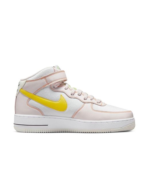 Nike White (Wmns) Air Force 1 '07 Mid 'Feel Love'