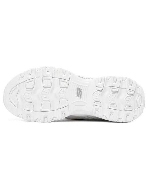 Skechers White (Wmns) D'Lites 1.0