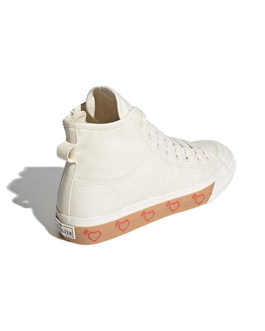 Adidas White Human Made X Nizza High 'Off' for men