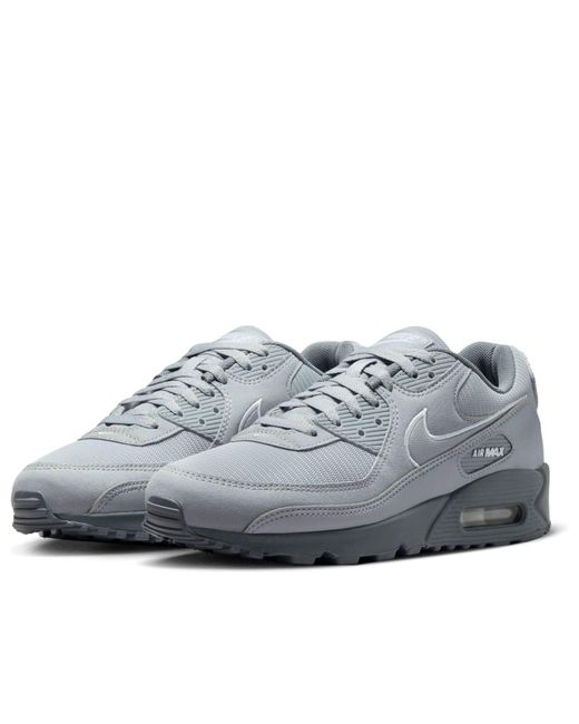 Nike Gray Air Max 90 'Wolf' for men