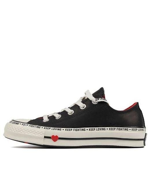 Converse Black (Wmns) Chuck 70 Low 'Love Graphic