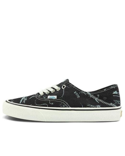 Vans Black Chris Johanson X Authentic Sf Antique' for men