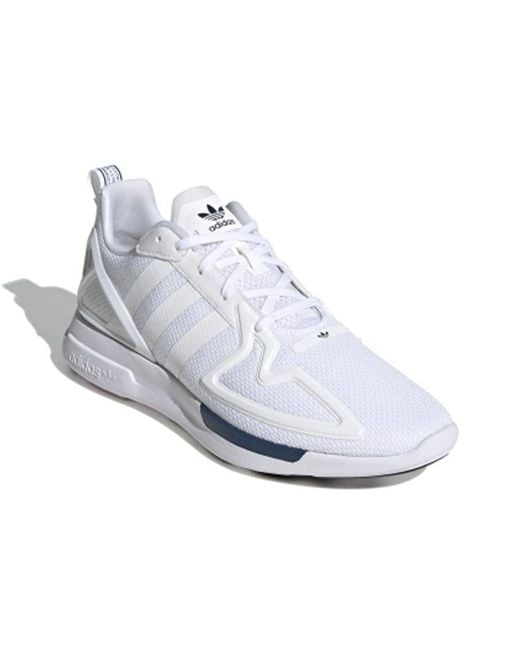 Adidas White Zx 2K Flux Tech' for men