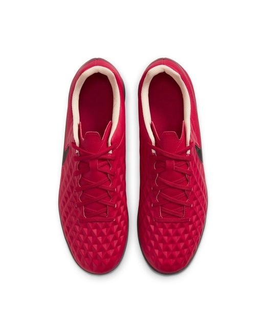 Nike Red Tiempo Legend 8 Club Tf Turf Dark for men