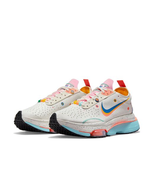 Nike Blue (Wmns) Air Zoom-Type 'Flowers, Rainbows And Beads'