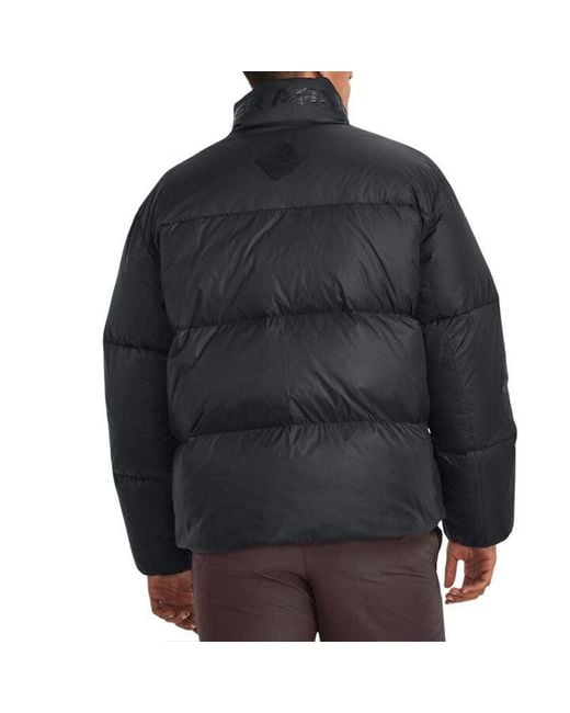 Under Armour Gray Coldgear Infrared Puffer Jacket for men