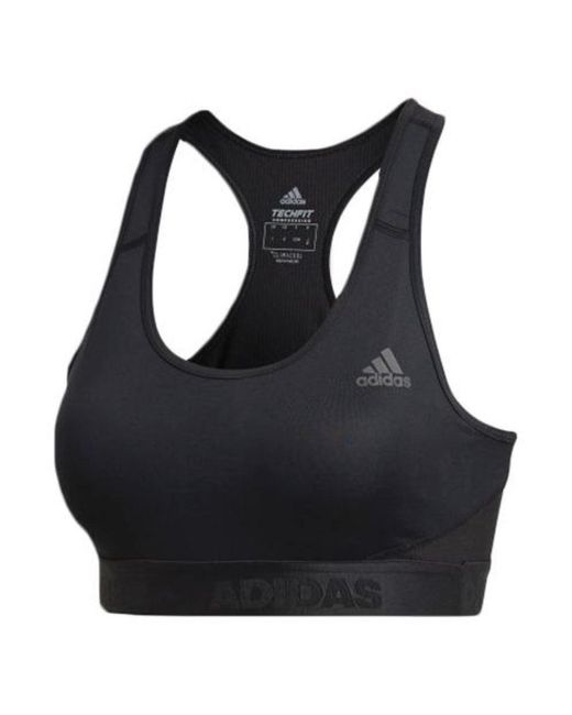 Adidas Black (Wmns) Alphaskin Sport Padded Bra Asia Sizing
