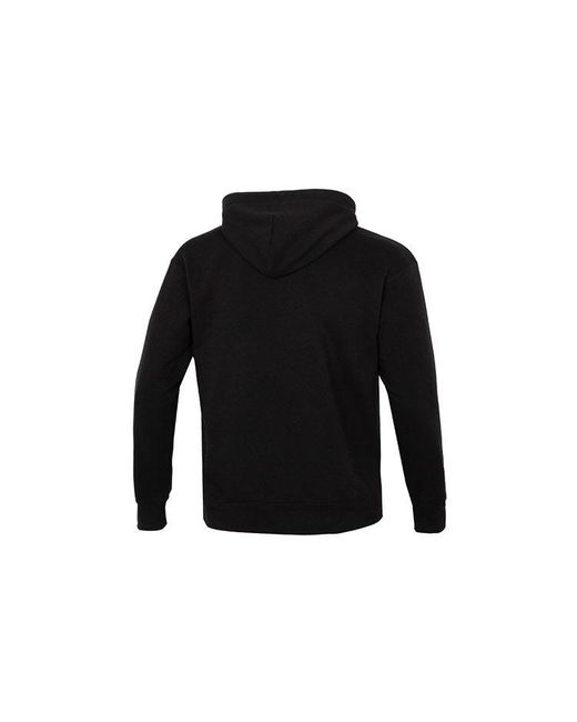 PUMA Black Emb Logo Hoodie for men