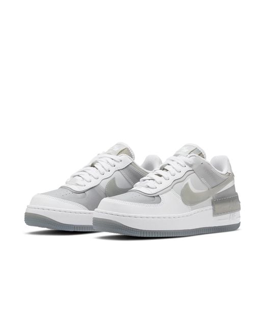 Nike White (Wmns) Air Force 1 Shadow Se 'Particle'