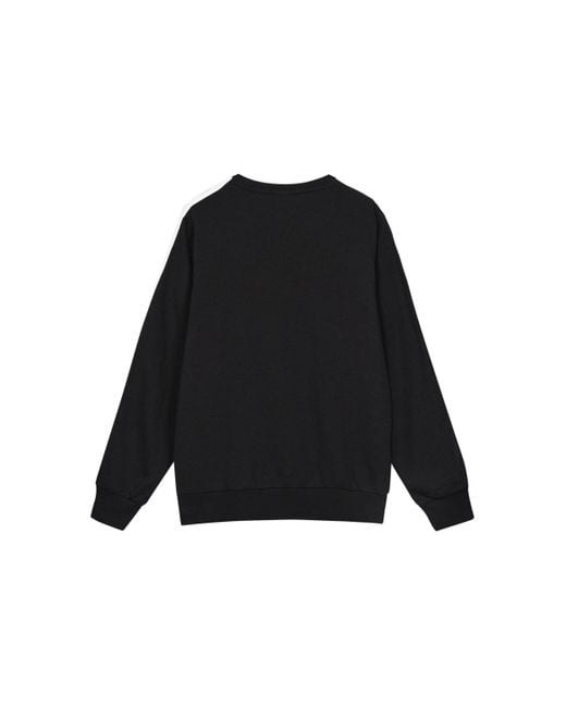 Adidas Black Sports Round Neck Loose Long Sleeves Pullover for men
