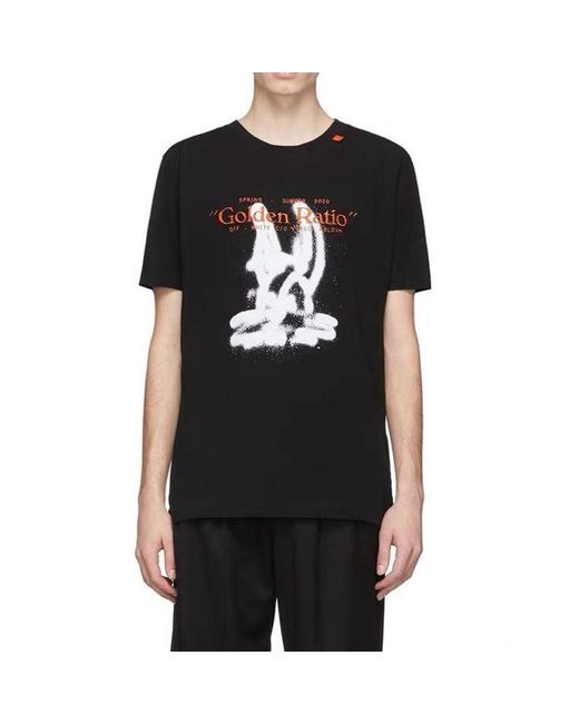 Off-White c/o Virgil Abloh Black Harry The Bunny C/O Virgil Abloh Cartoon Slim for men