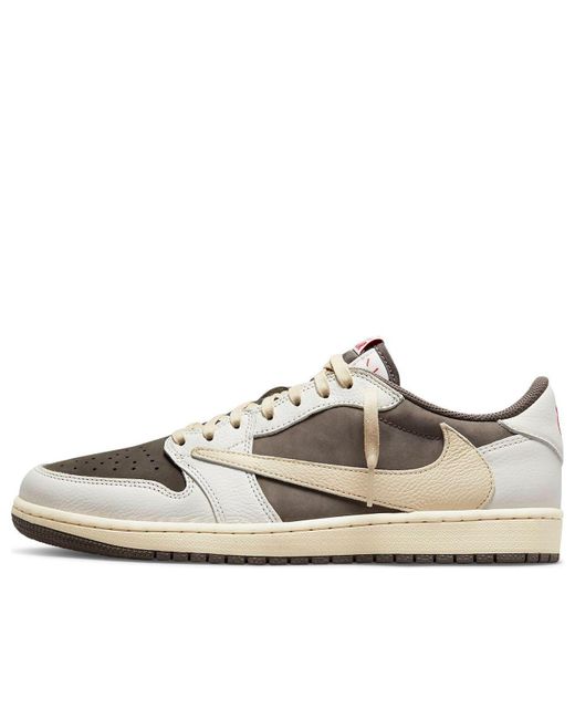 Nike Brown 1 Low Og X Travis Scott 'Reverse Mocha' for men