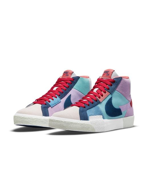 Nike Blue Zoom Blazer Mid Premium Sb 'Mosaic Pack for men