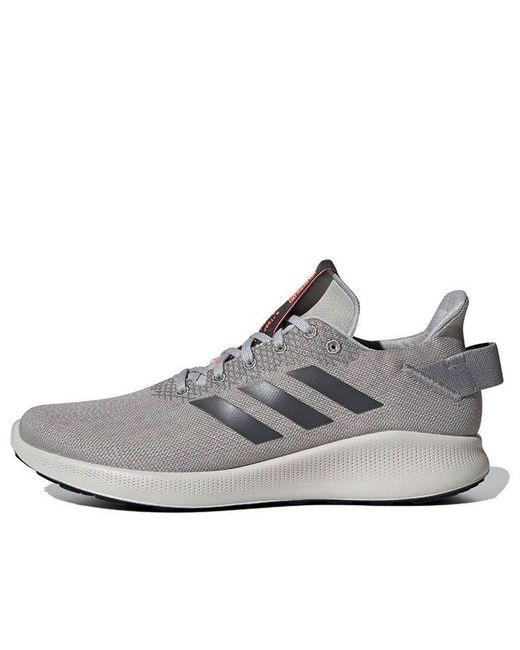 Adidas Gray Sensebounce+ Street Signal Coral' for men