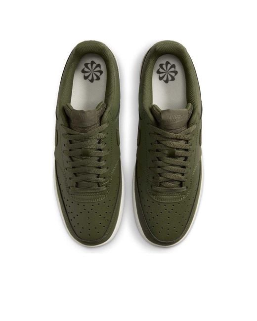 Nike Green Court Vision Low Next Nature 'Cargo Khaki Sail' for men