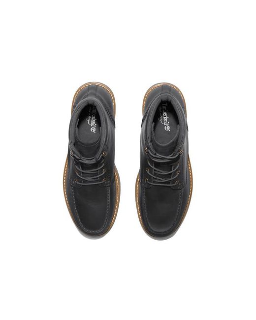 Timberland Black Newmarket Ii 6 Inch Boots Full Grain' for men
