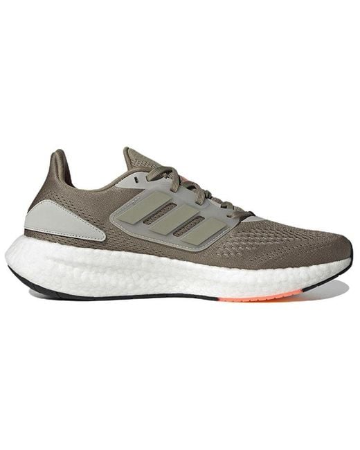 Adidas Brown Pure Boost 22 for men