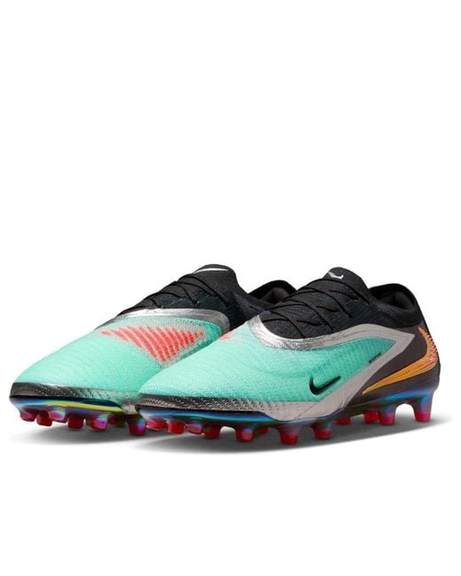 Nike Green Phantom 6 Low Elite Artificial-Grass Soccer Cleats for men