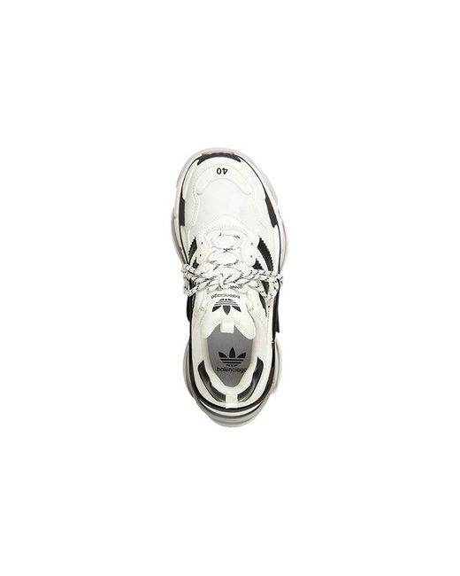 Adidas White X Balenciaga Triple S Sneaker