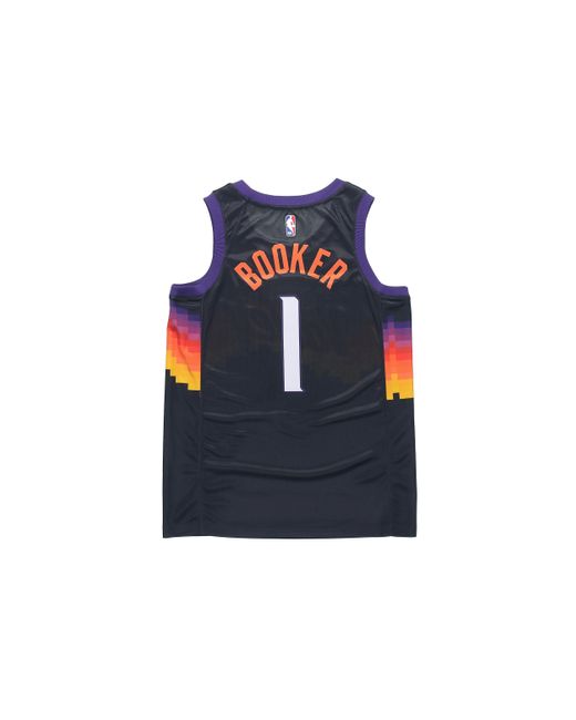 Nike Blue Nba Devin Booker Phoenix Suns 2022/23 Fan Edition Swingman Jersey #1 for men