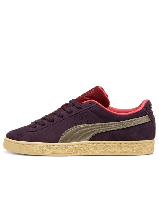 PUMA Red Play Loud Suede 'Midnight Plum Chamomile' for men