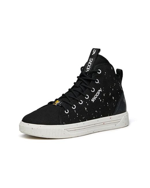 Anta Black X Snoopy Skateboarding Series Sneakers for men