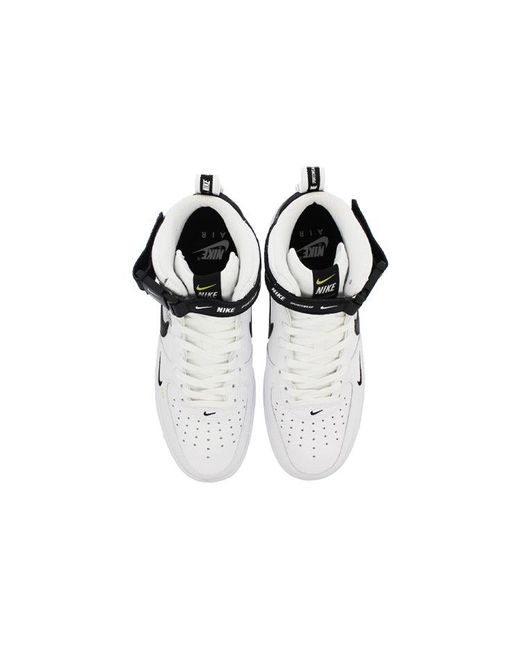 Nike Black Air Force 1 Mid '07 Lv8 for men