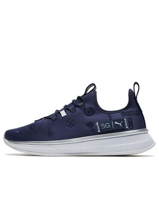 PUMA Sg Soft Ground X Runner Embroidery 'peacoat' in Blue | Lyst