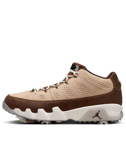 Nike Brown 9 Retro Low Golf 'Happy Life Wood Woodgrain' for men