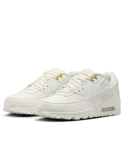 Nike White X Slawn Air Max 90 Speckle' for men