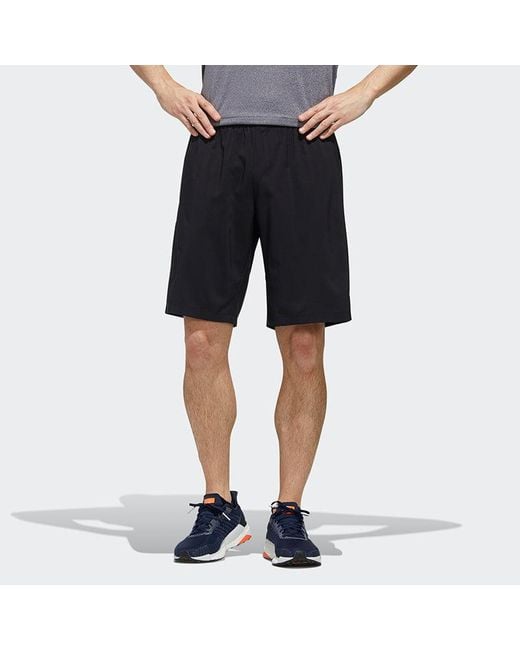 Adidas Black M Mh Lt Wv Sho Casual Running Sports Shorts for men