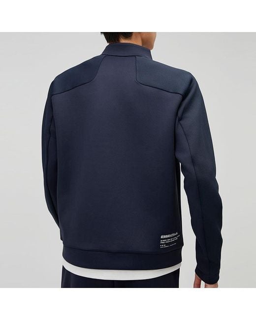 Mizuno Blue Essential Jacket for men