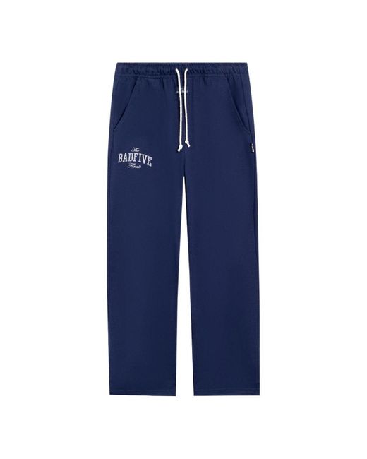 Li-ning Blue Badfive Graphic Straight Sweatpants for men