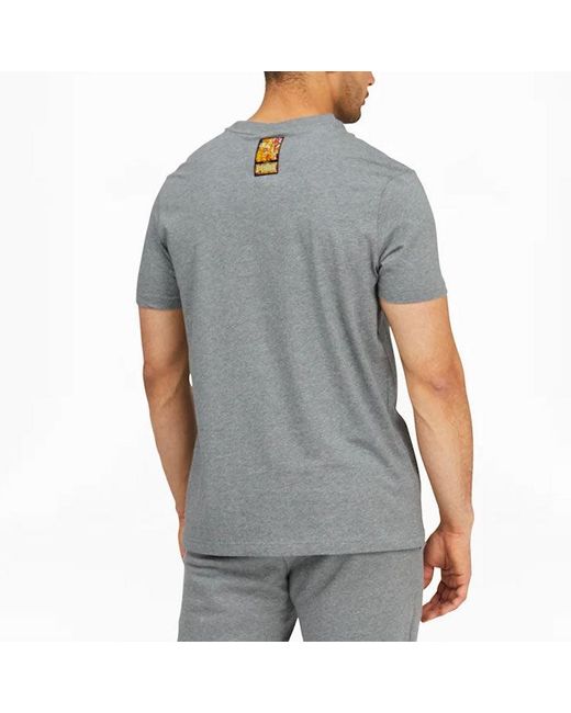 PUMA Gray X Britto Crossover Funny Printing Sports Round Neck Short Sleeve Couple Style for men