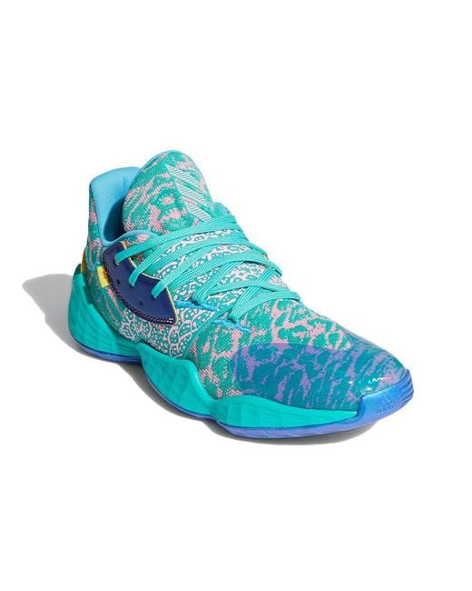 Adidas Blue Harden Volume 4 Gca 'Shock Mint' for men